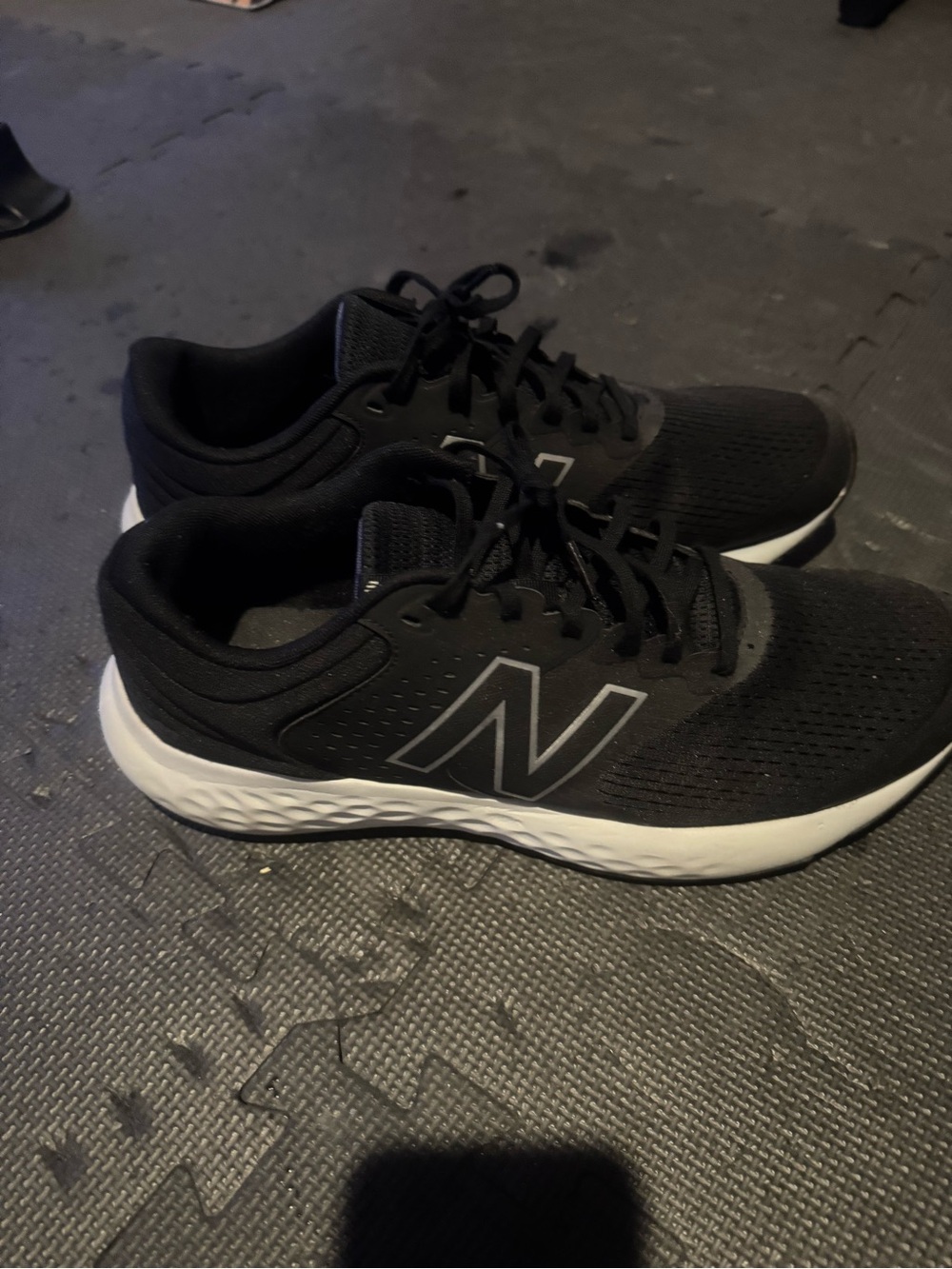 New Balance Black and White Athletic Sneakers